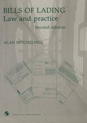 Bills of Lading By Alan Mitchelhill 9780412357503 (Paperback)