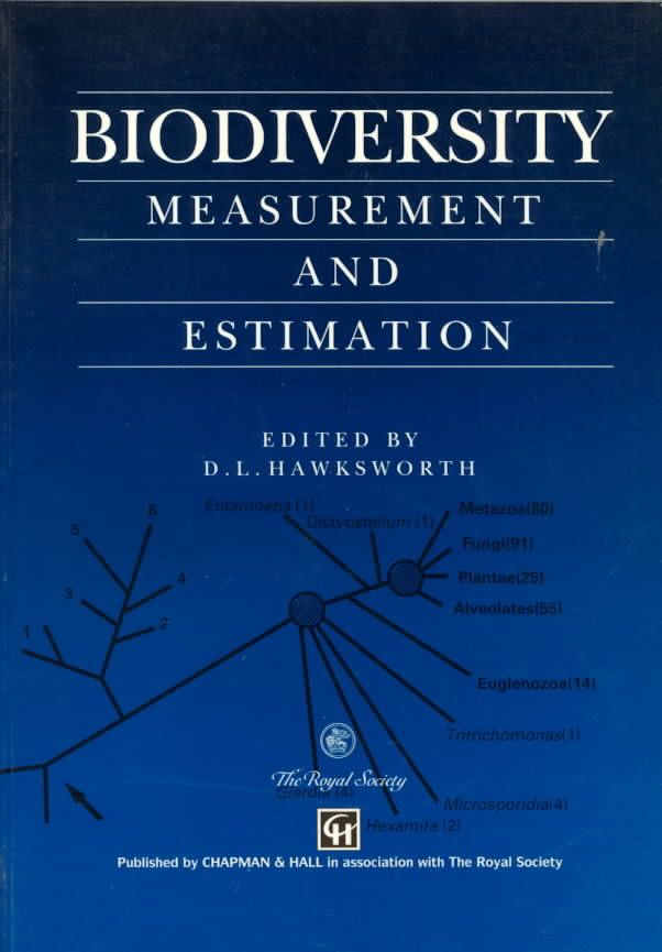 Biodiversity: Measurement and Estimation By Hawksworth, David L.