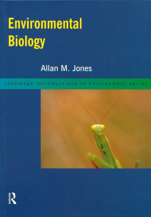 Environmental Biology By Jones, Allan M. 9780415136211 (Paperback)