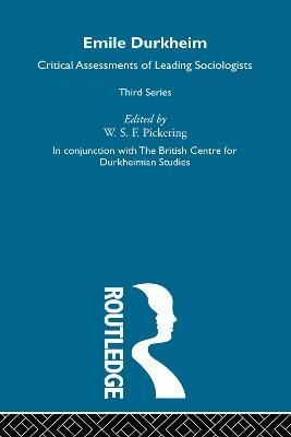 Emile Durkheim 9780415205603 (Paperback)
