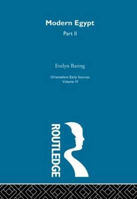 Modern Egypt By Evelyn Baring Cromer 9780415209069 (Hardback)