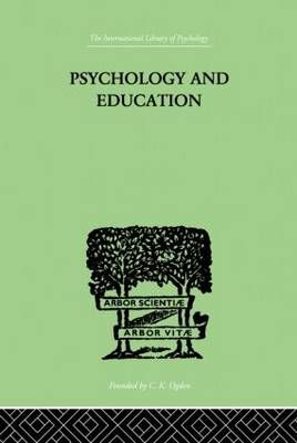 Psychology And Education By Robert Morris Ogden 9780415209663