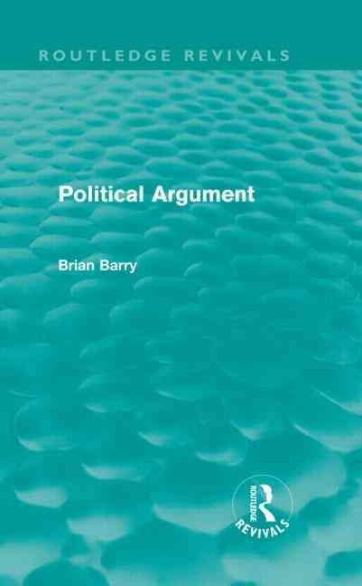 Political Argument By Brian Barry 9780415595209 (Hardback)