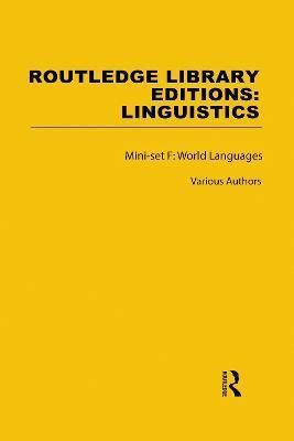 Linguistics. Mini-Set F By Not Available (NA) 9780415717069