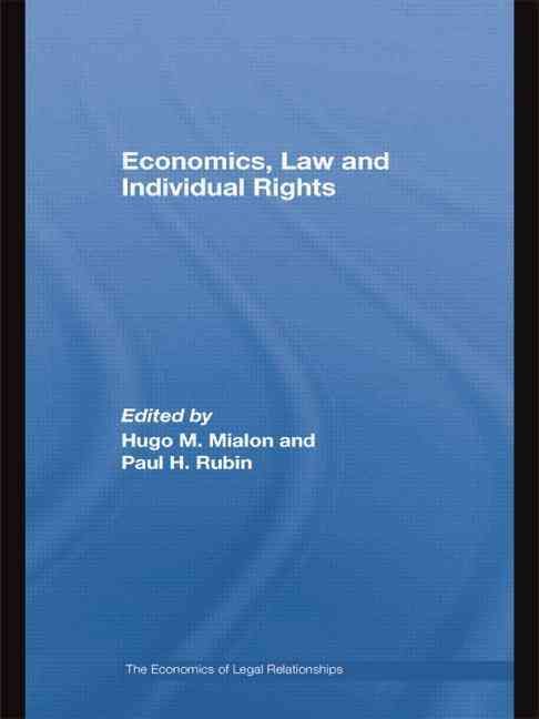 Economics, Law and Individual Rights 9780415762168 (Paperback)
