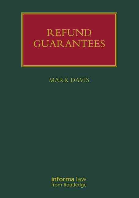 Refund Guarantees By Mark Davis 9780415833677 (Hardback)