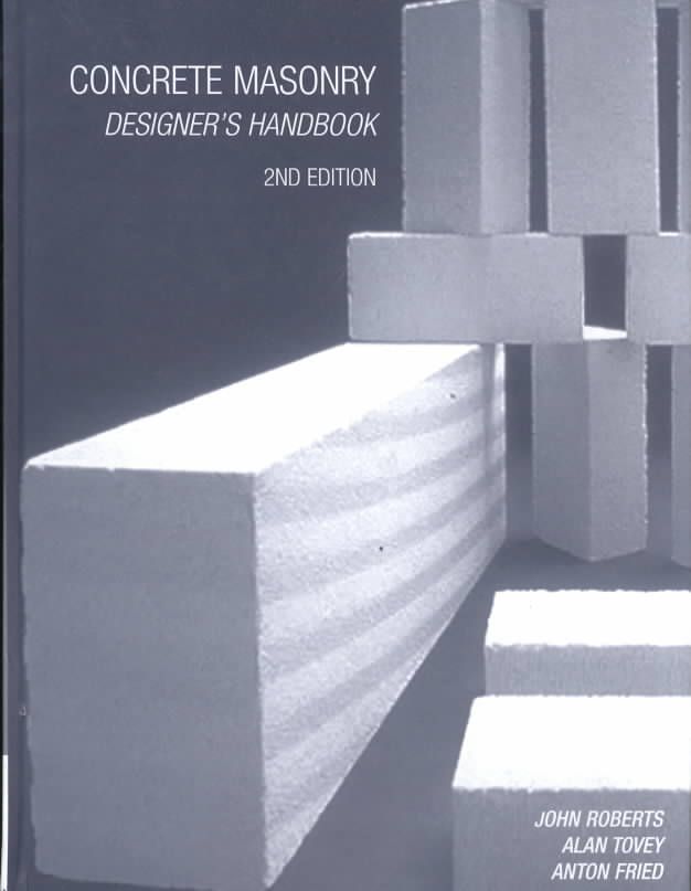Concrete Masonry Designer's Handbook 9780419194408 (Hardback)
