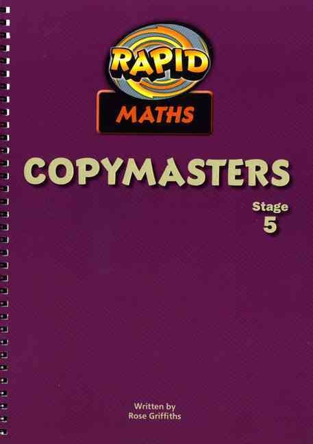 Rapid Maths. Stage 5 Copymasters By Rose Griffiths 9780435912499