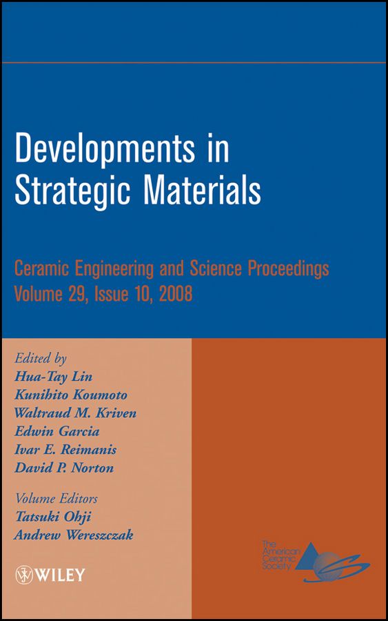 Developments in Strategic Materials By H Lin 9780470345009 (Hardback)