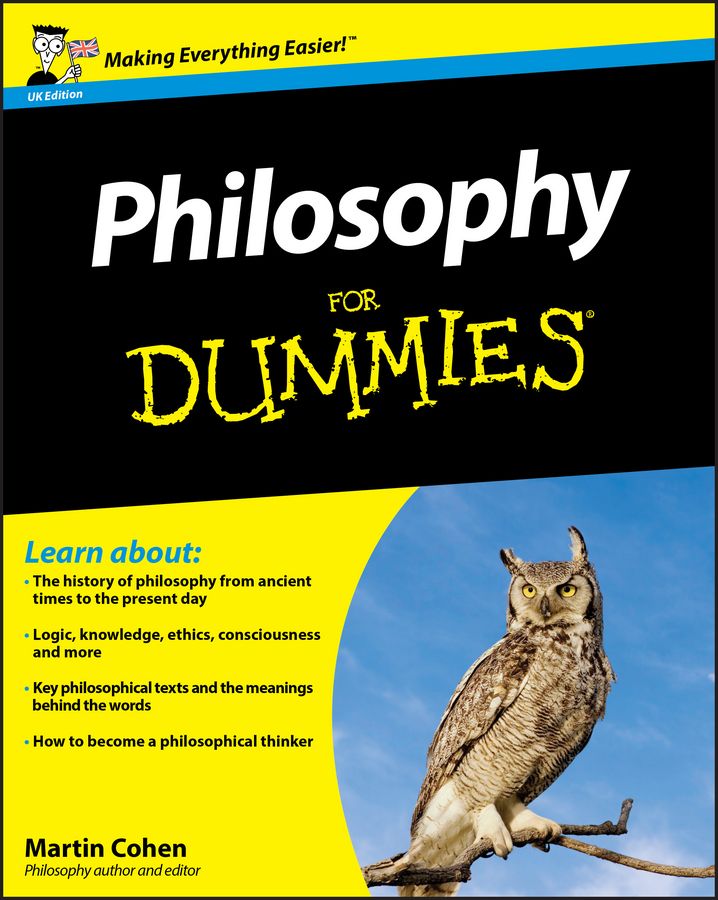 Philosophy for Dummies By Martin Cohen 9780470688205 (Paperback)