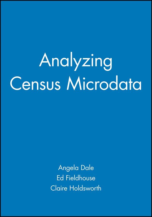 Analyzing Census Microdata 9780470689196 (Paperback)