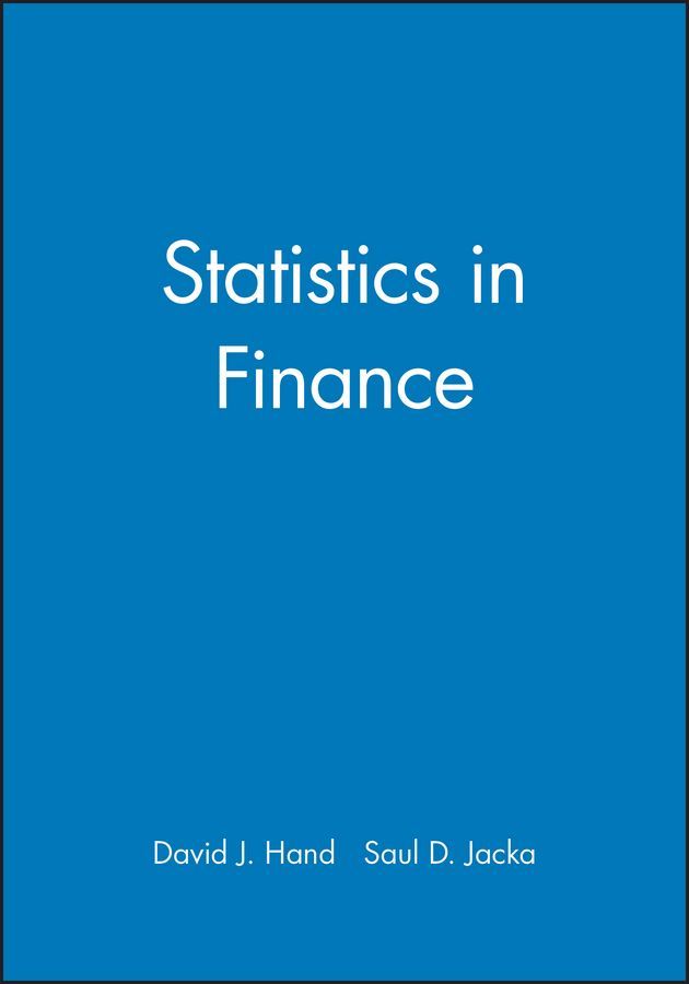 Statistics in Finance By Hand 9780470711095 (Hardback)
