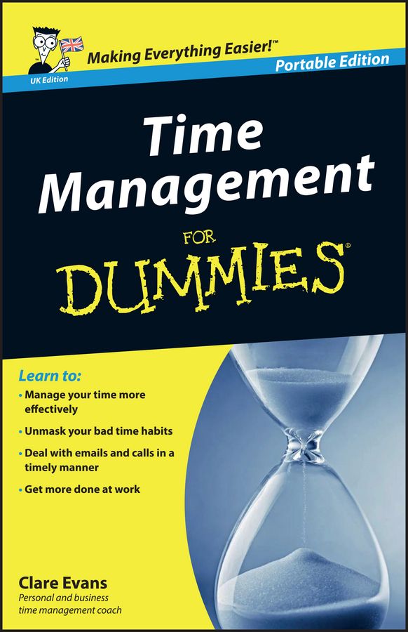Time Management for Dummies By Clare Evans 9780470777657 (Paperback)