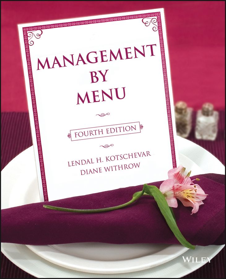Management by Menu By Lendal Henry Kotschevar, Diane Withrow
