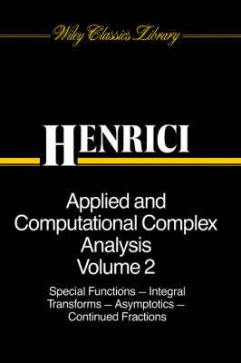 Applied and Computational Complex Analysis By Peter Henrici