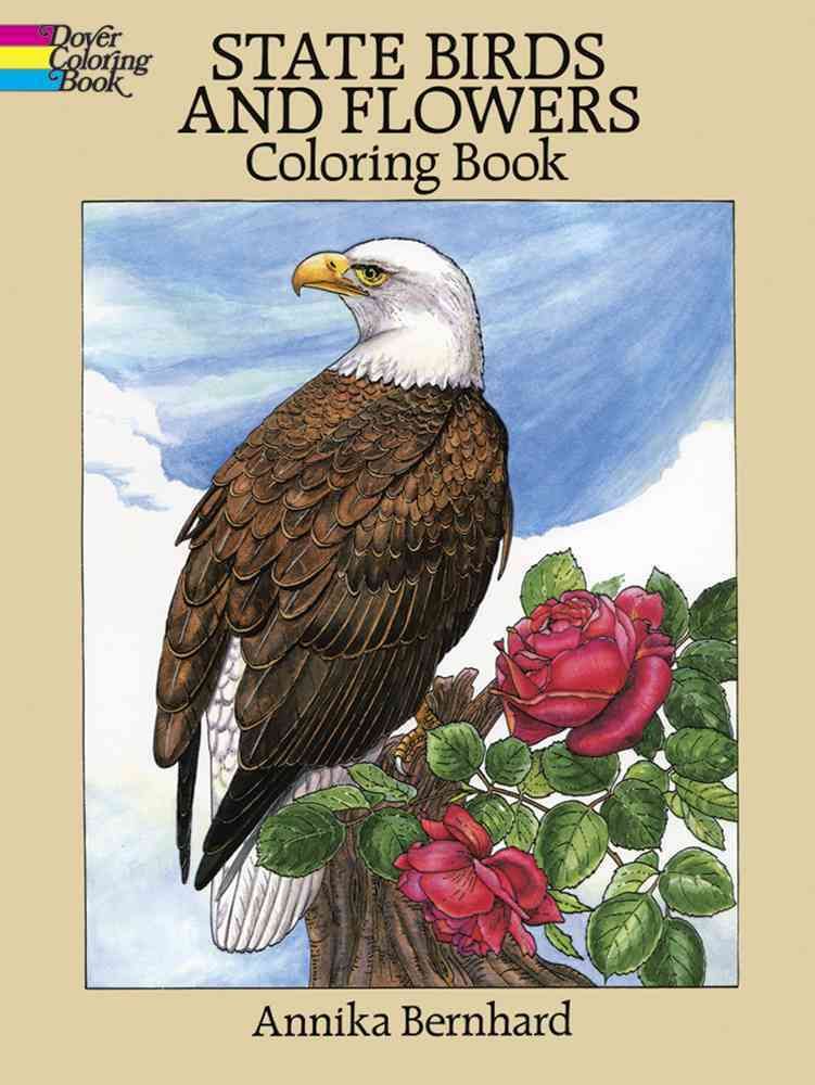 State Birds and Flowers Coloring Book By Annika Bernhard 9780486264561