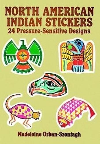 North American Indian Stickers By Madeleine Orban-Szontagh (Paperback)