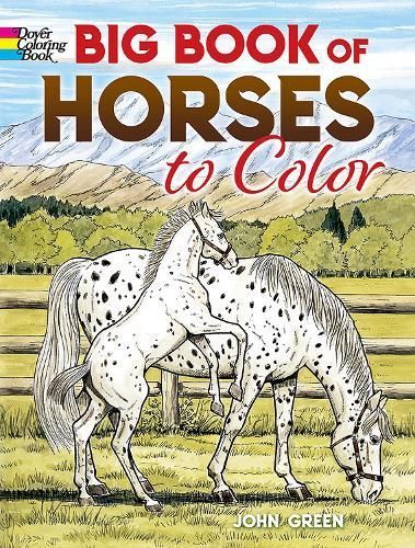 Big Book of Horses to Color By John Green 9780486451787 (Paperback)