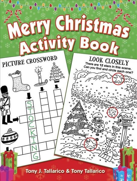 Merry Christmas Activity Book By Tony Tallarico 9780486819136