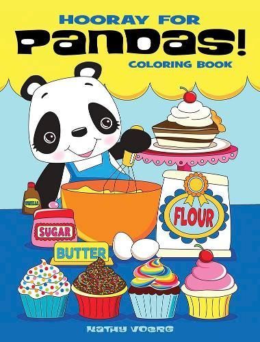 Hooray for Pandas! Coloring Book By Kathy Voerg 9780486845814