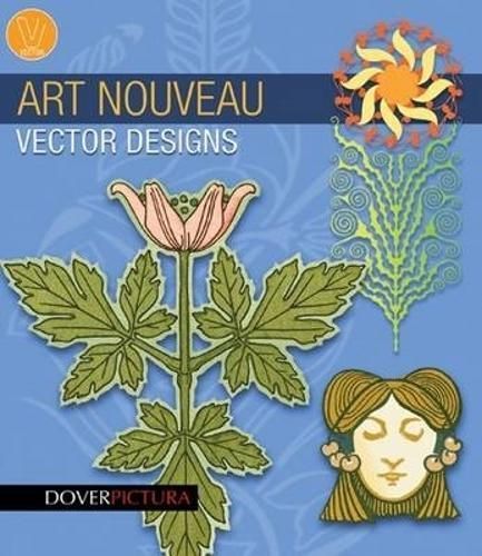 Art Nouveau Vector Designs By Alan Weller 9780486990064 (CD-Audio)