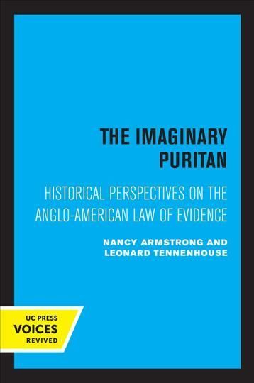 The Imaginary Puritan By Nancy Armstrong, Leonard Tennenhouse