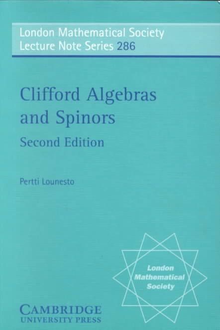Clifford Algebras and Spinors 9780521005517 (Paperback)