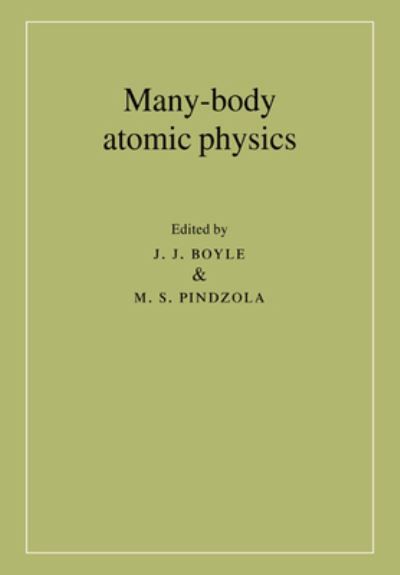 Many-Body Atomic Physics By J. J. Boyle, M. S. Pindzola 9780521021999