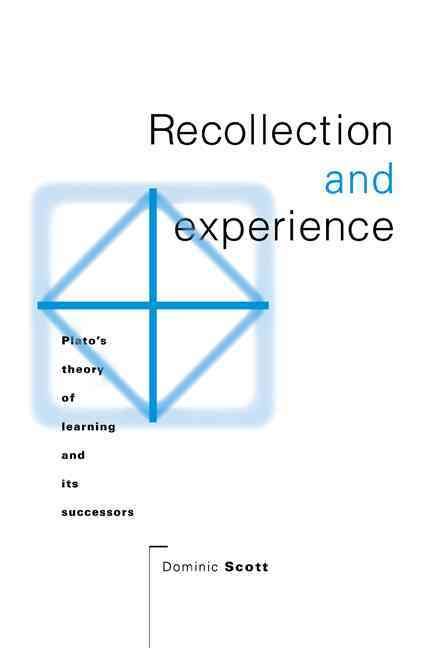 Recollection and Experience By Dominic Scott 9780521030915 (Paperback)