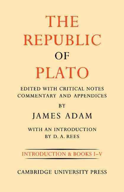 Books I-V. The Republic of Plato 9780521118767 (Paperback)