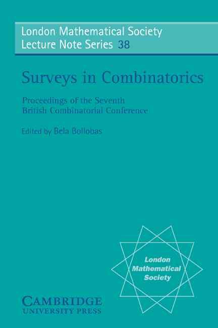 Surveys in Combinatorics 9780521228466 (Paperback)