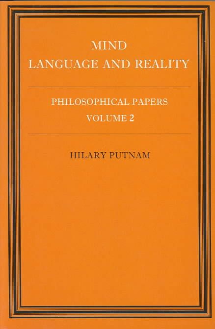 Philosophical Papers By Hilary Putnam 9780521295512 (Paperback)