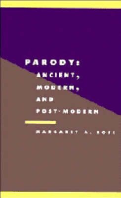 Parody By Margaret A. Rose 9780521429245 (Paperback)