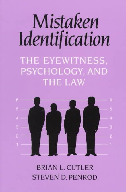 Mistaken Identification By Brian L. Cutler, Steven Penrod (Paperback)