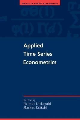 Applied Time Series Econometrics By Helmut Lütkepohl, Markus Krätzig