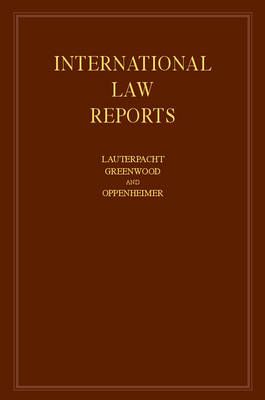 International Law Reports. Vol. 108 9780521580700 (Hardback)