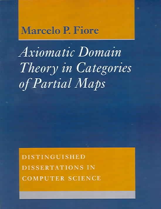 Axiomatic Domain Theory in Categories of Partial Maps 9780521602778