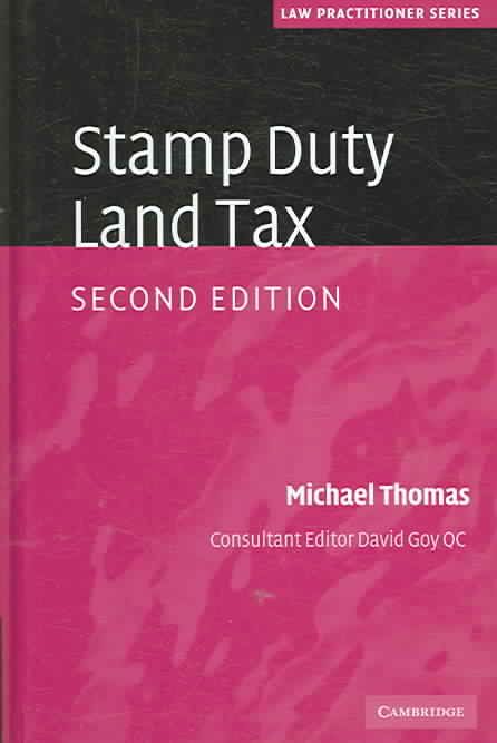 Stamp Duty Land Tax 9780521606325 (Hardback)
