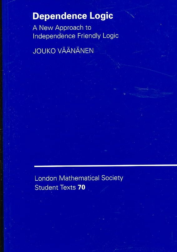 Dependence Logic By Jouko Väänänen 9780521700153 (Paperback)