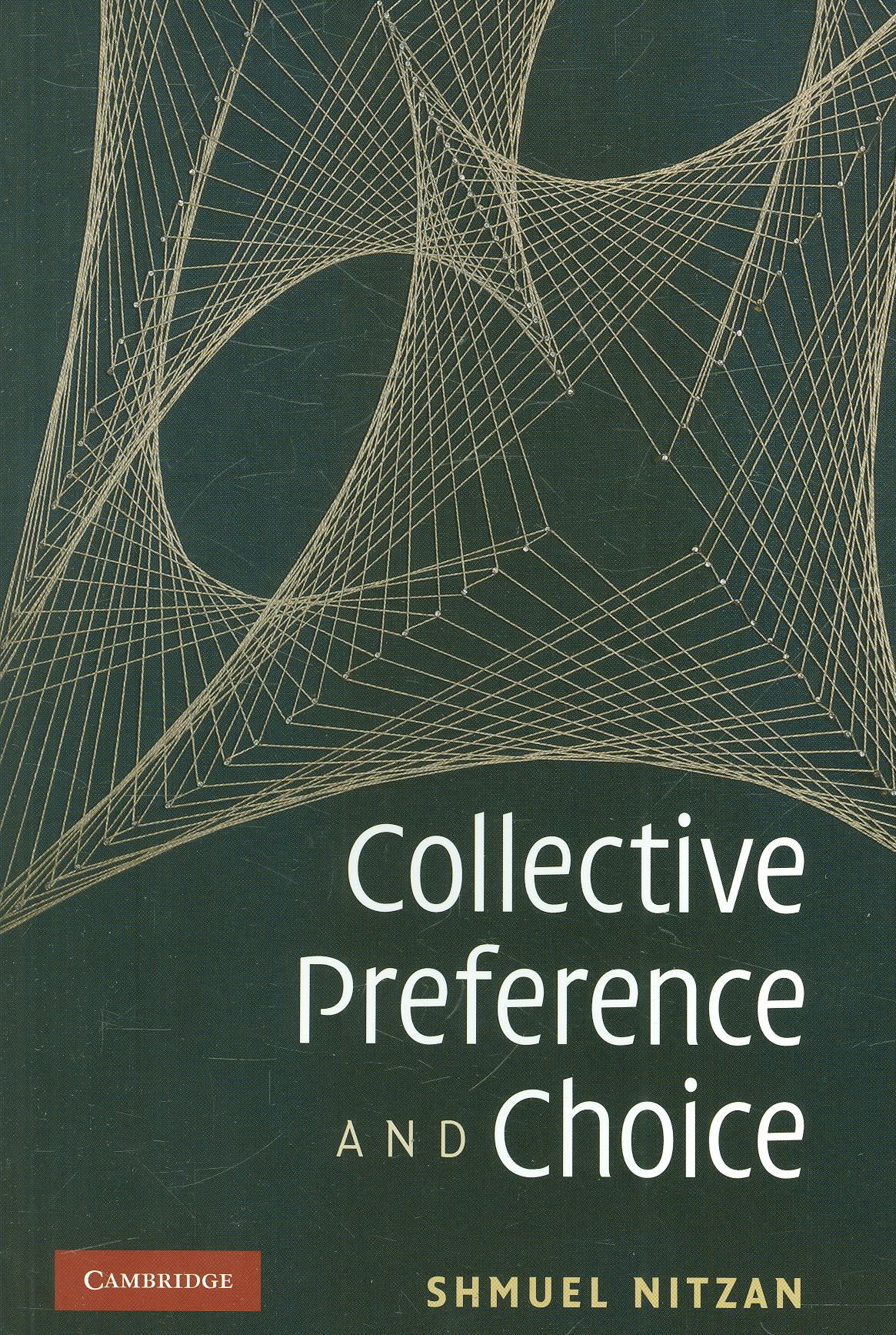 Collective Preference and Choice By Shmuel Nitzan 9780521722131