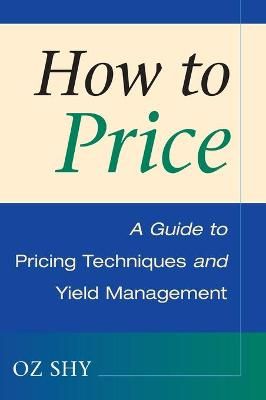 How To Price By Shy, Oz 9780521887595 (Hardback)