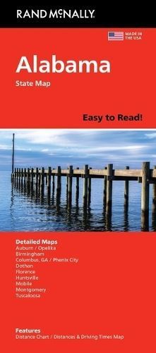 Rand McNally Easy to Read: Alabama State Map By Rand McNally