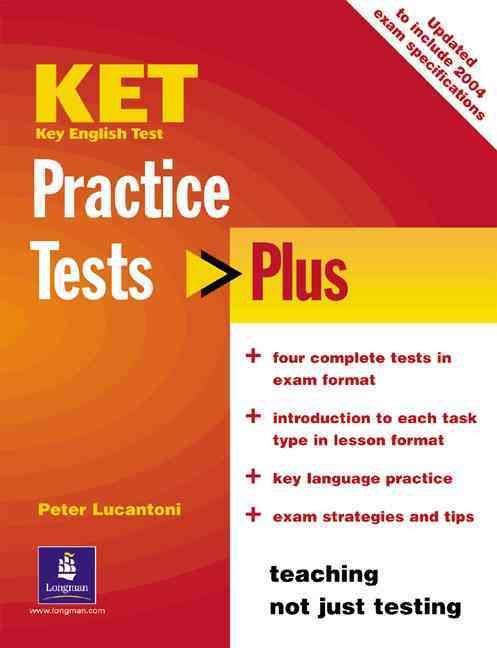 KET Practice Tests Plus By Peter Lucantoni 9780582829107 (Paperback)