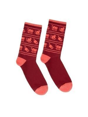 Cats and Stacks Socks - Large By Out of Print 9780593275955 ()