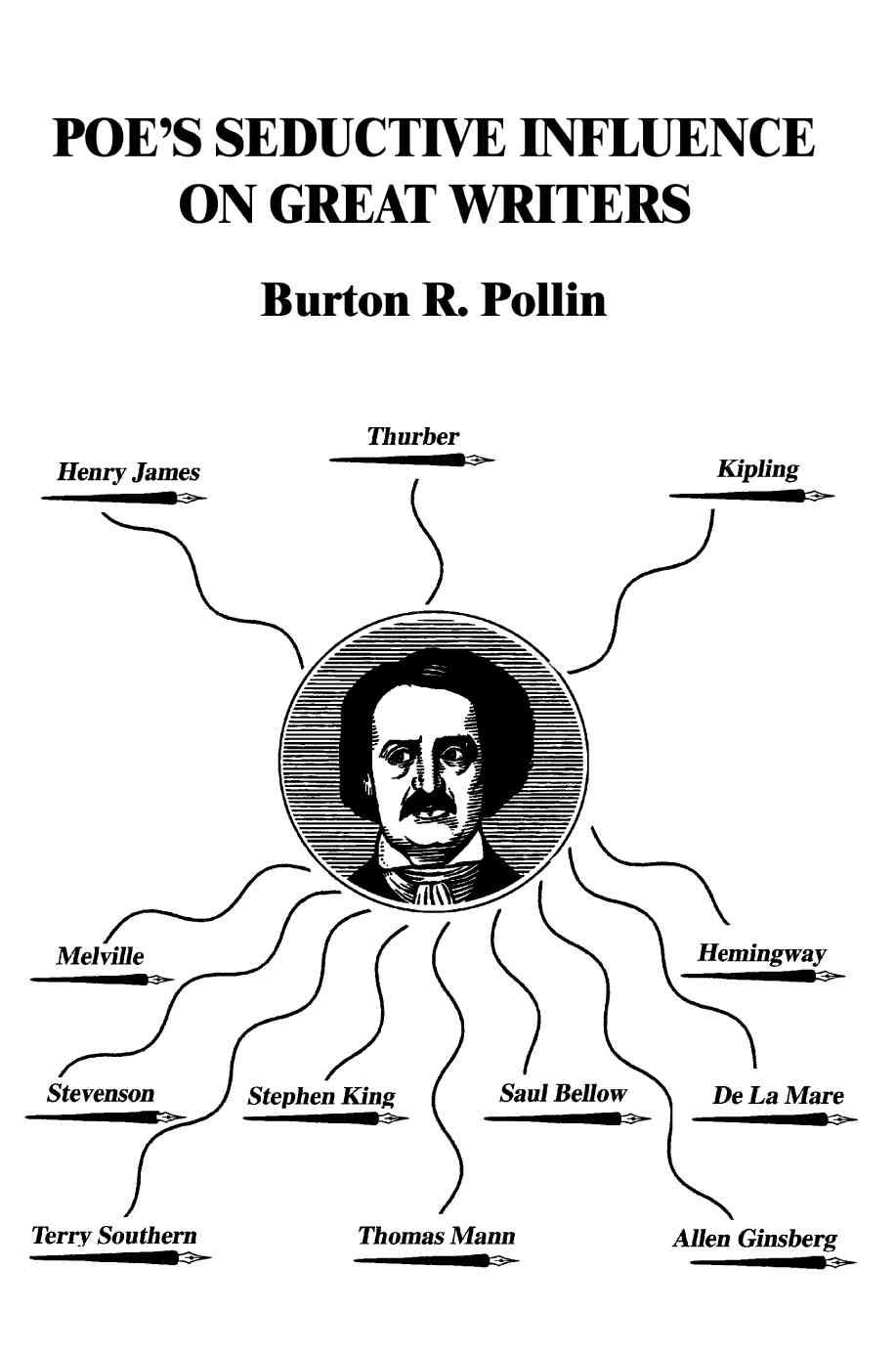 Poe's Seductive Influence on Great Writers By Burton R Pollin