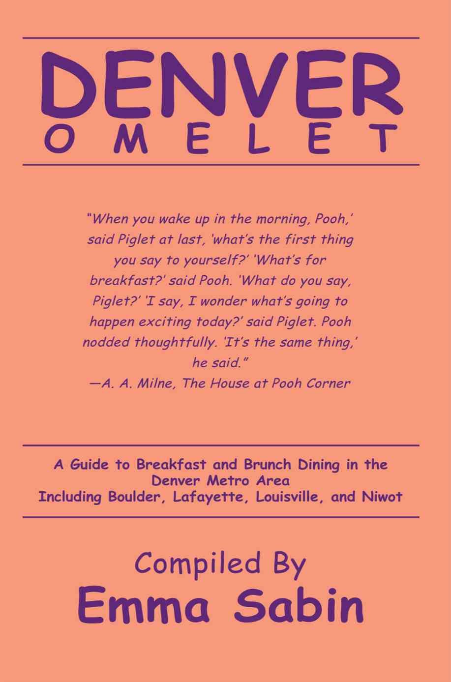 Denver Omelet By Emma Sabin 9780595456659 (Paperback)