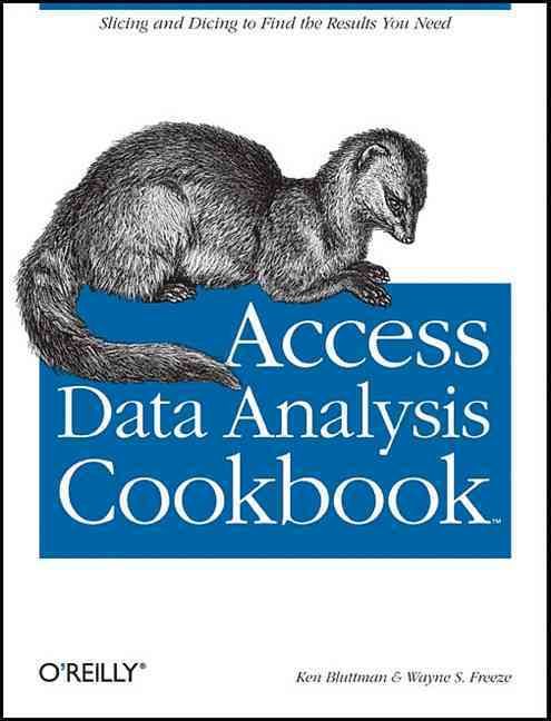 Access Data Analysis Cookbook By Ken Bluttman 9780596101220