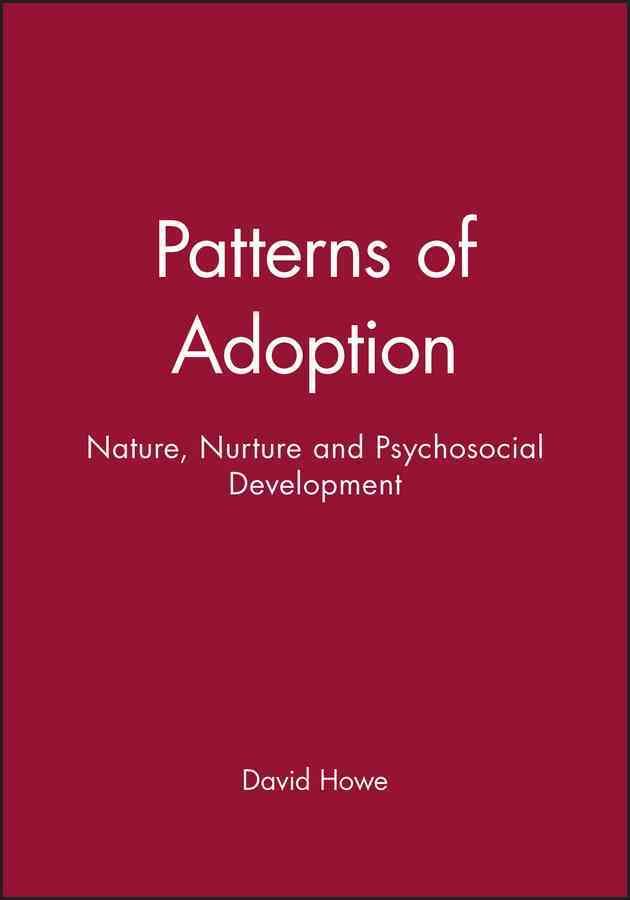 Patterns of Adoption By David Howe 9780632041497 (Paperback)