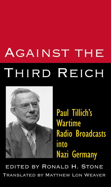 Against the Third Reich By Paul Tillich 9780664257705 (Paperback)