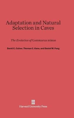 Adaptation and Natural Selection in Caves By Culver, David C.